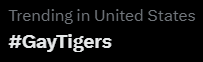 Overmayor's tweet photo. Oh word? #GayTigers https://t.co/EbWpIlSYG0