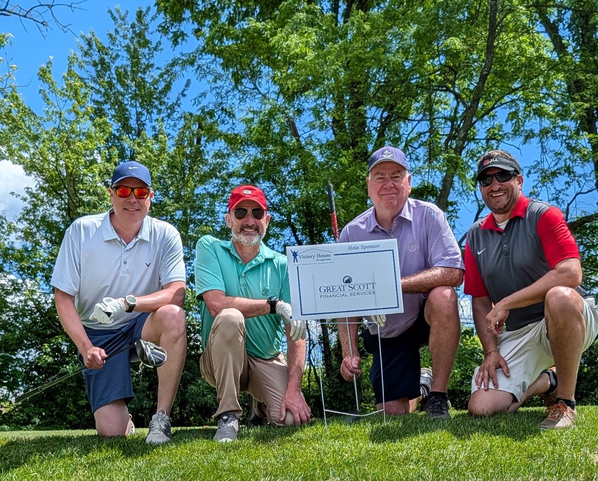 greatscottfin's tweet photo. What a beautiful day to be a part of a magnificent cause, and one that is dear to our hearts! This past Monday we were proud to sponsor a hole at the Victory House Golf Outing and support veterans &amp; young men through new opportunities for independent living and affordable housing https://t.co/3gdpVd72ak