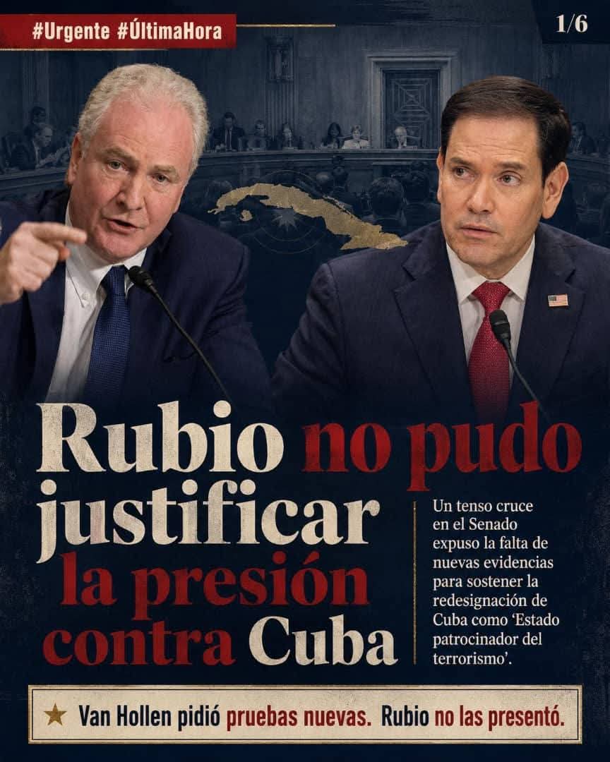 LorenzoOsbel's tweet photo. Marco Rubio tiene un solo argumento para incluir a #Cuba en la lista de países terroristas: Su odio enfermizo contra nuestro país y eso lo saben hasta los propios norteamericanos #CubaEstáFirme #LasTunas #PorLasTunasLaVictoria #SíSePuede https://t.co/EDlHhWb86D