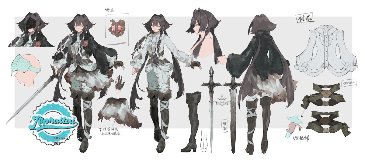 Alphaitai's tweet photo. 给朋友的commission https://t.co/37KIriP1Pr
