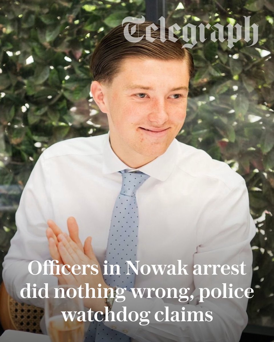 Telegraph's tweet photo. The police watchdog claims there is no evidence the officers who handcuffed Henry Nowak as he lay dying committed misconduct, The Telegraph can reveal.

The 18-year-old was arrested by police after being stabbed by Vickrum Digwa, who lied and claimed he had been racially abused and assaulted.

🔗: https://t.co/G2vYNWEIl2
