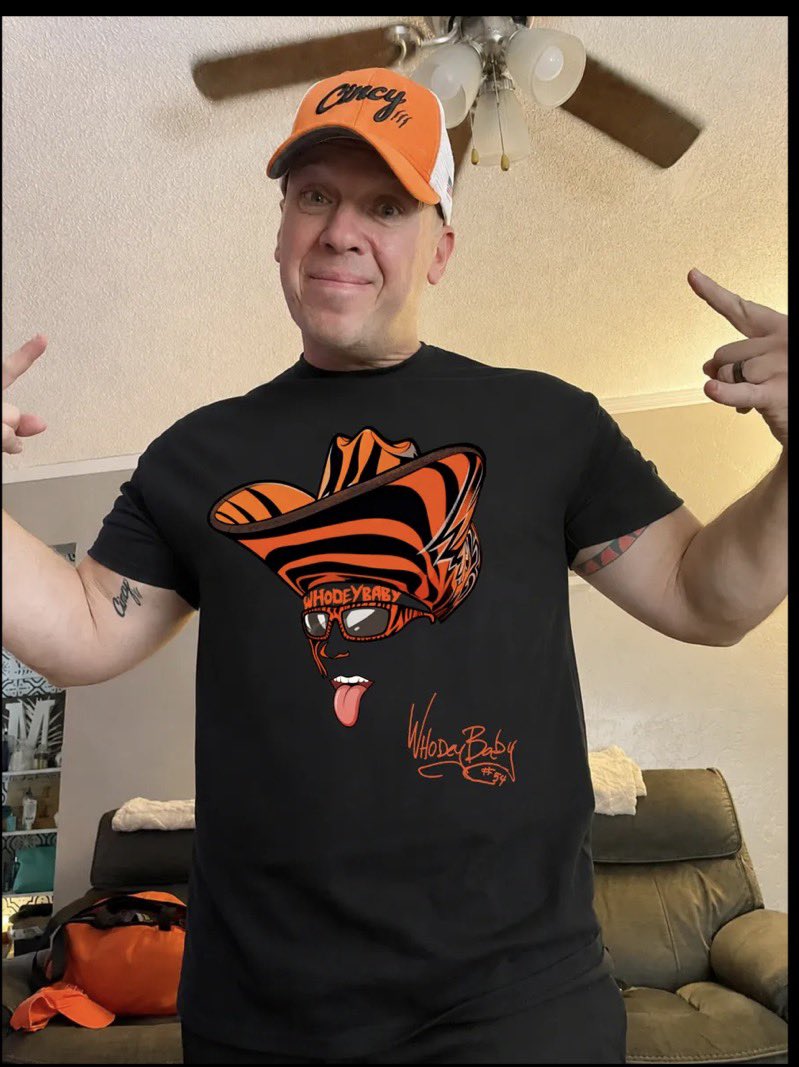 whodeybaby's tweet photo. It’s time to update your wardrobe before the superbowl run. Get your new WHODEYBABY shirt here: https://t.co/Zh9UyTpcrk https://t.co/g43HSNSA56