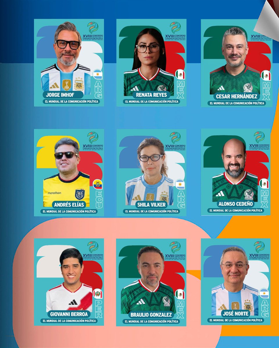 CumbreCP's tweet photo. Una gran lista de Convocados 

Distintos países, experiencias y miradas se reúnen en un mismo escenario para compartir las tendencias, estrategias y desafíos que están transformando la comunicación política. https://t.co/nq7iUCkBUZ
