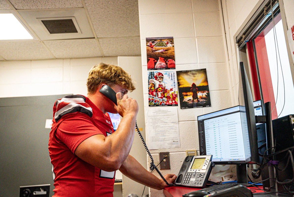 LamarFootball's tweet photo. Had to make a couple calls to thank our fans for their support &amp; remind them it’s almost time for football in Southeast Texas.

#ALLIN | #PeckEmCards https://t.co/zGGBEiSXeO