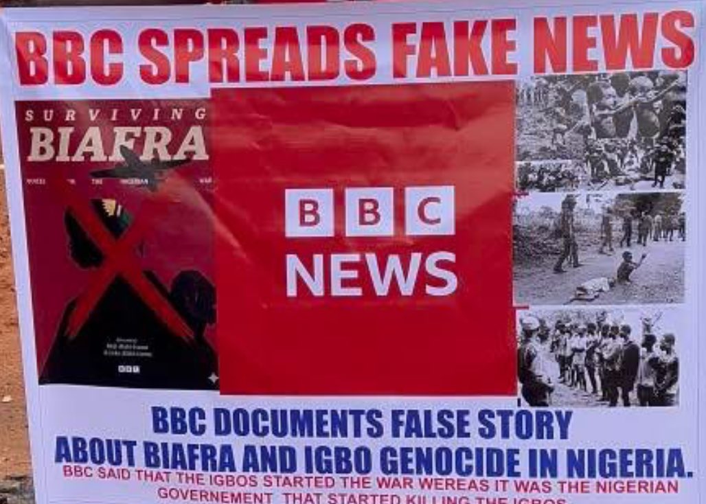 pokersdreams's tweet photo. BBC is praying lies and fake news against the IGBOS. The genocide committed against the IGBOS by the Nigeria and British government because of crude oil is punishable, GOD will surely punish the Britain and BBC. https://t.co/sSWCUr7s41
