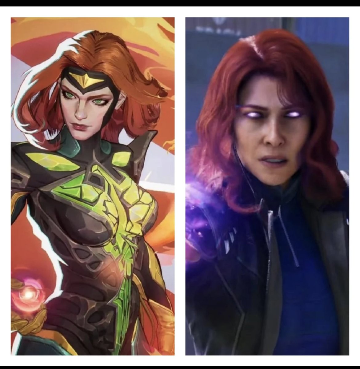 Pirat_Nation's tweet photo. Side-by-side comparison of Jean Grey developed by an Eastern and a Western dev.

Eastern devs keep printing money with these designs, while Western studios keep pushing for these “modernized designs for the audiences.”

Humiliation ritual at this point. https://t.co/CVlyxbOYXy