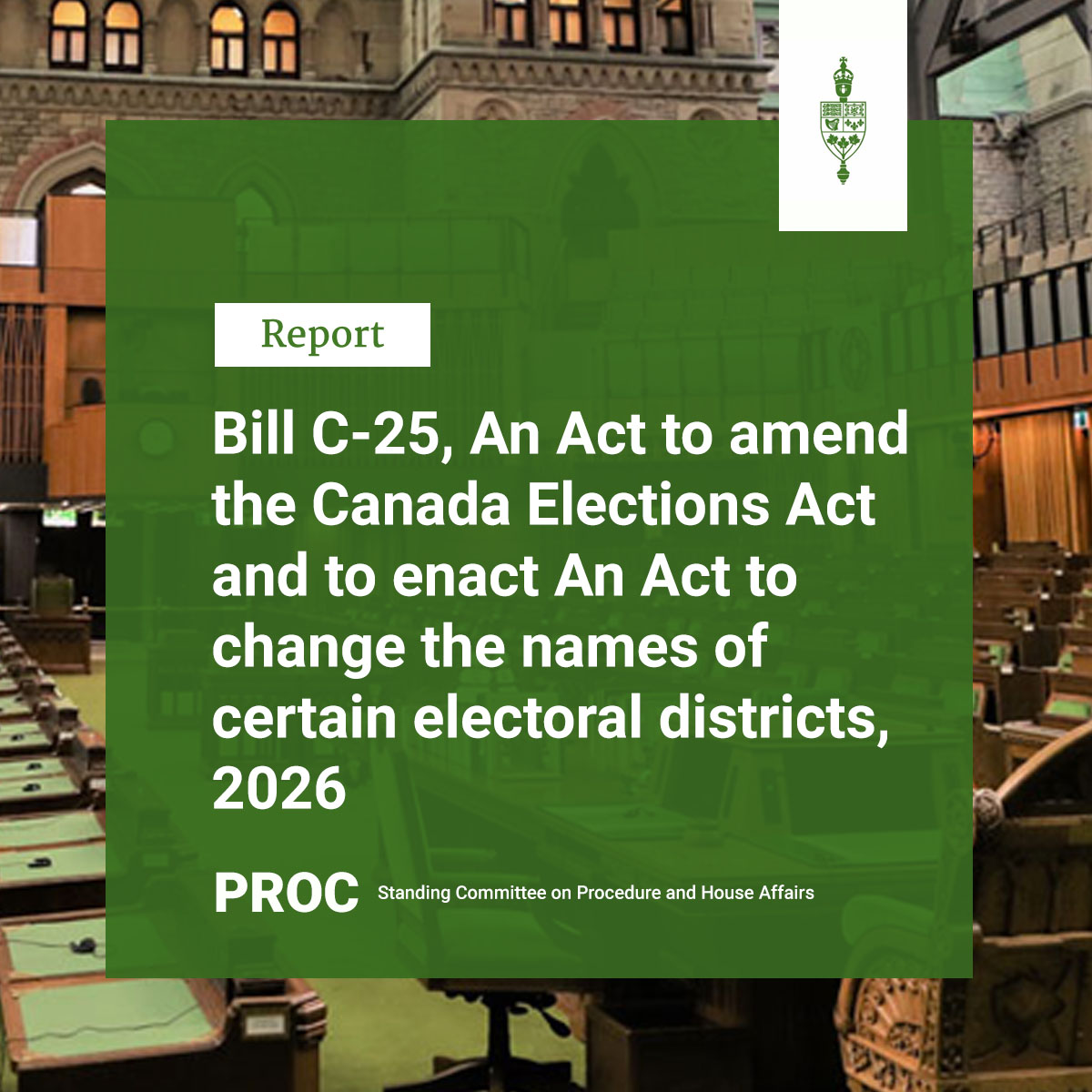HoCCommittees's tweet photo. Report 29 from #PROC, now available: https://t.co/8C62ktgxGt #CdnPoli https://t.co/XZQZSzpHV2