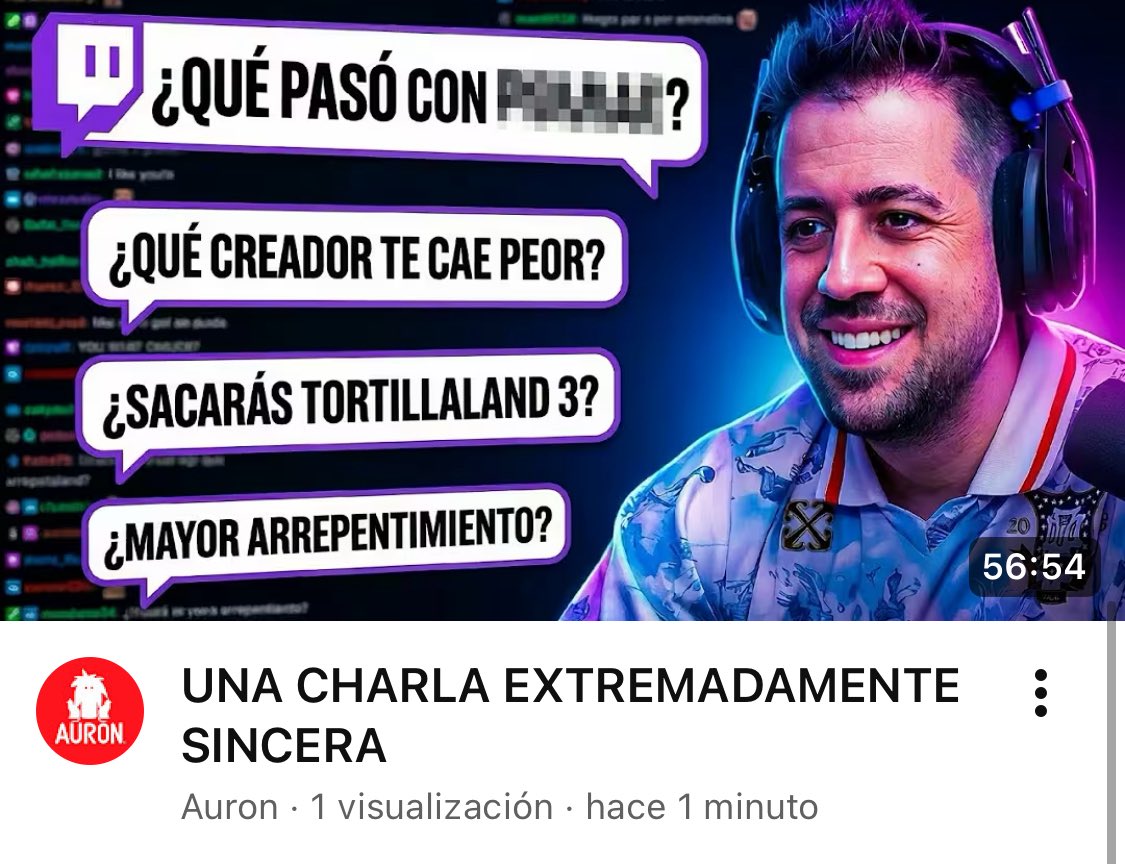 DailysAuron's tweet photo. ~📽¡Nuevo vídeo en el canal de Auron en YouTube! 📼

📎: https://t.co/4WQF7h09YV https://t.co/HENjKMq51W