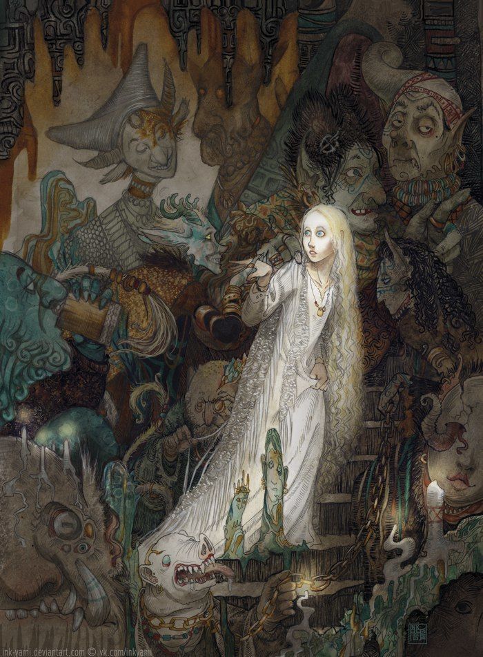 dreamerbook's tweet photo. "At the troll court" by Ink Yami https://t.co/TFoHKSD0NI