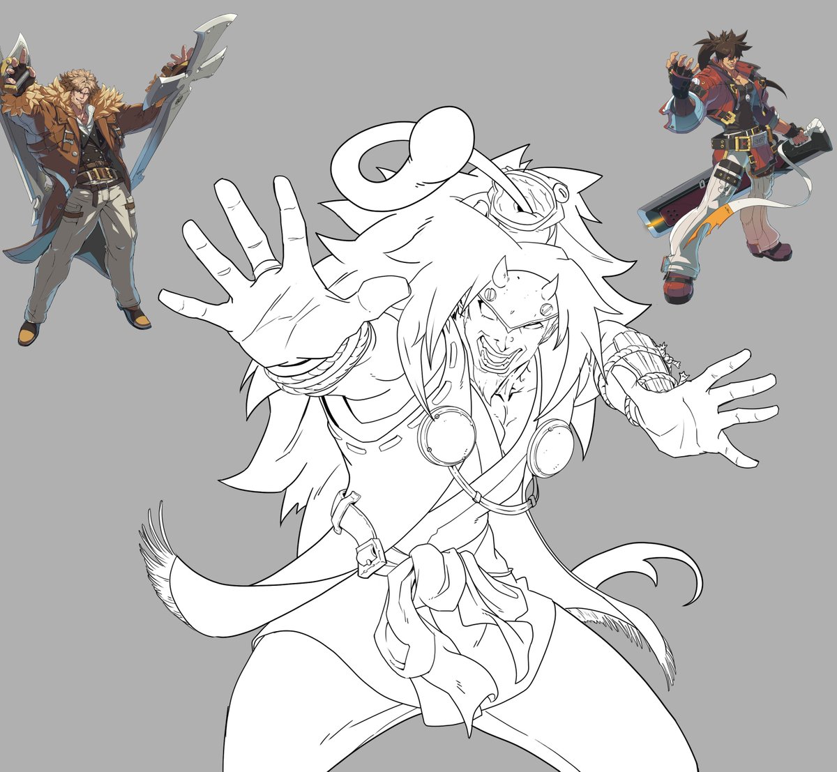 ArtAndreSouza's tweet photo. I wonder if it's already obvious which character this is.
#GuiltyGearStrive #NarutoShippuden #FightingGames https://t.co/nhsw58hd9n
