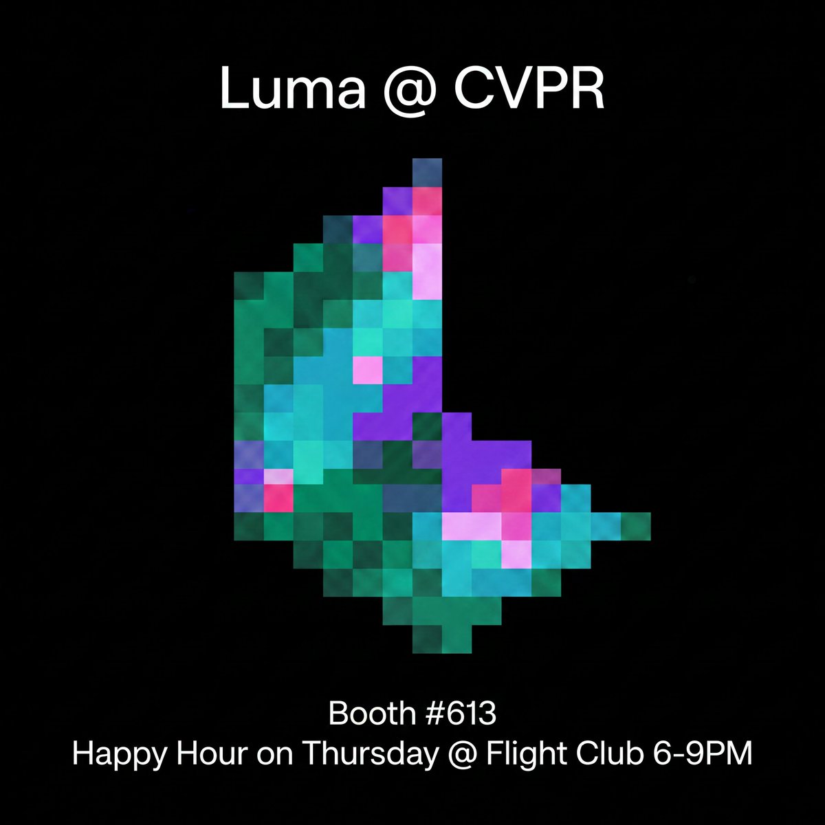 gravicle's tweet photo. We are at CVPR this week. On Monday we announced the Open Physical AI (OPAL) Lab at Luma where we are working to solve one of the most consequential problems in AI - generalization in robotics. It's an Open Science effort so that all the physical ai infrastructure and intelligence of the world doesn't end up in  centralized state.
If you're interested in learning more come talk to us:
- Booth #613
- Thu Happy Hour, Flight Club @ 6-9PM
- We are also around, DM us