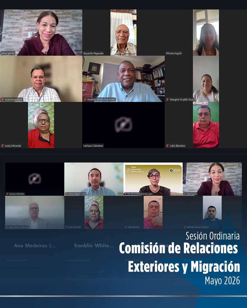 PARLACEN's tweet photo. Fortaleciendo la gobernanza migratoria, la movilidad humana y la articulación regional https://t.co/wCeQe4mkvC
