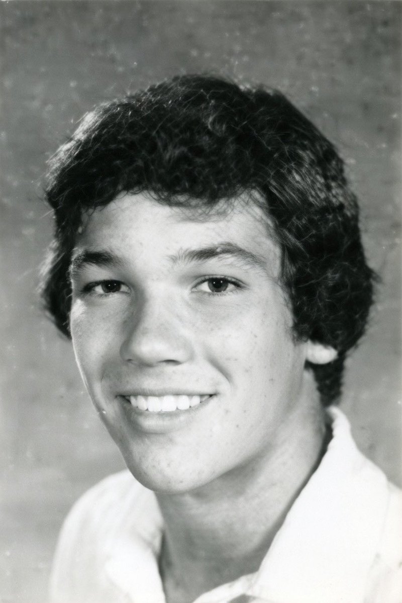 DeanCainUpdates's tweet photo. I found this photo of Dean from his high school years, and I wanted to enhance it, but I don’t even know if it still looks like him lol https://t.co/lSFdq1pDG7