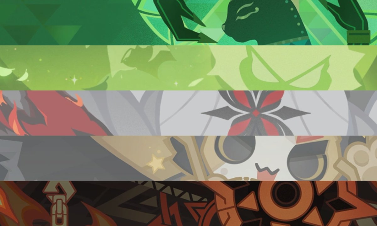 ExoticPhoenix6's tweet photo. Aromantic flag made from genshin namecards for pride month https://t.co/SlRVH61vOi