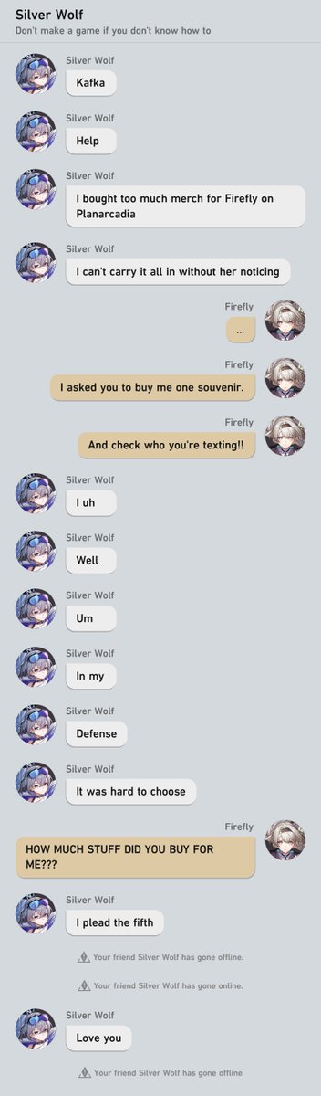 jojovegtables37's tweet photo. #silverfly silver wolf is not financially responsible someone save her (pride month 2/30) https://t.co/kJ0nDUxwRU