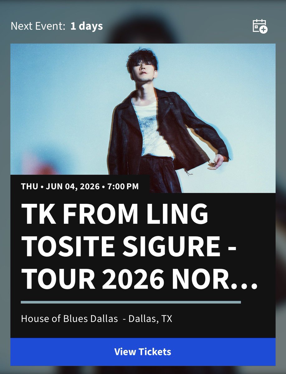 BTSFOREVERPURPL's tweet photo. WTS VIP
TK From Ling Tosite Sigure
06/04/26
ULTIMATE VIP
1 ticket 
I have been wanting to see his show for some time now but unfortunately I caught a really bad cold. I’m selling my ticket for just $100 the original price was 226. I will send you every proof. #wts #dallas #TK https://t.co/JeTg1JMQCU