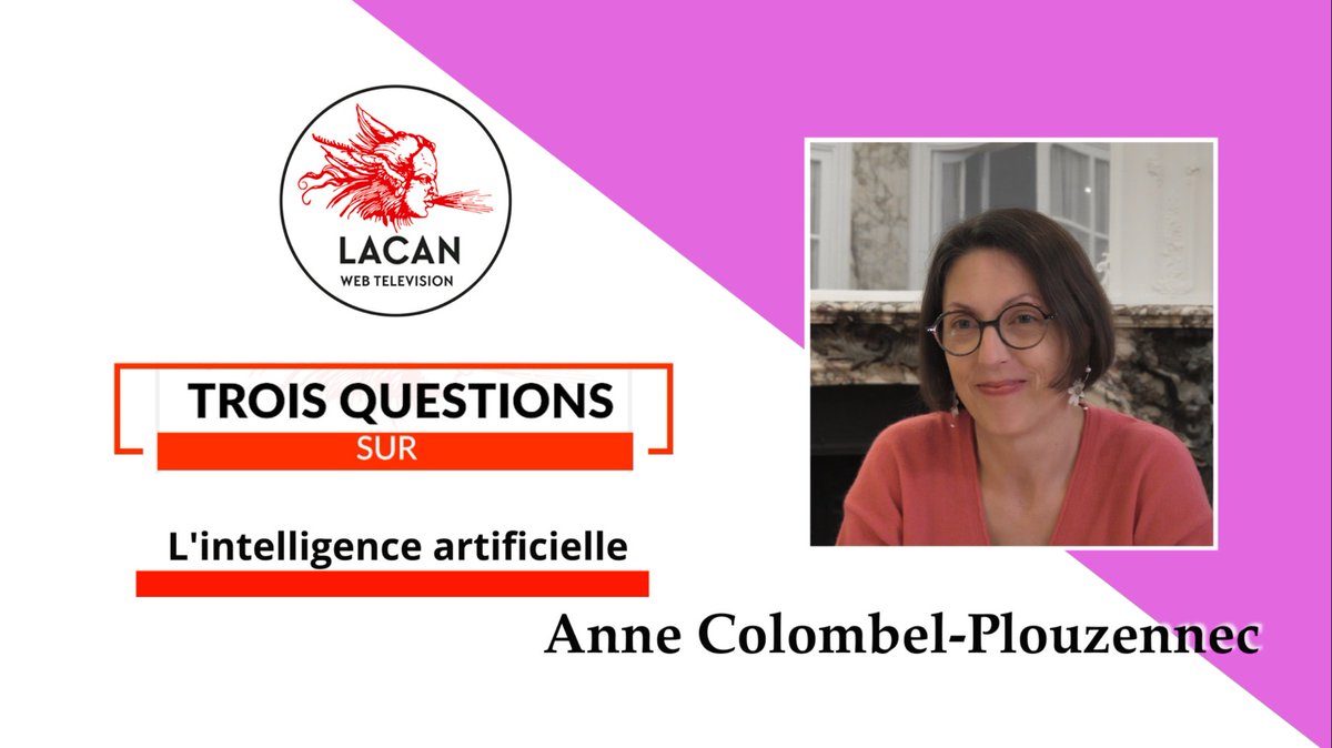 ECF_AMP's tweet photo. 📺 LWT

https://t.co/UfVqKfr93k

Trois questions sur "L'intelligence artificielle" - Anne Colombel-Plouzennec https://t.co/h4hkXNsl3k