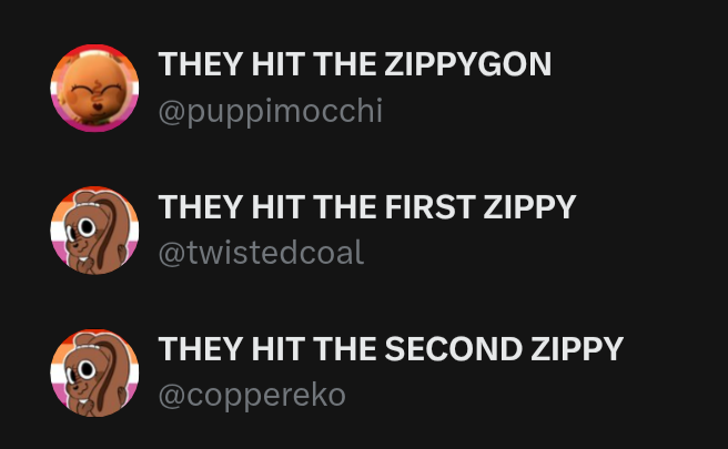 THEY HIT THE SECOND ZIPPY tweet media