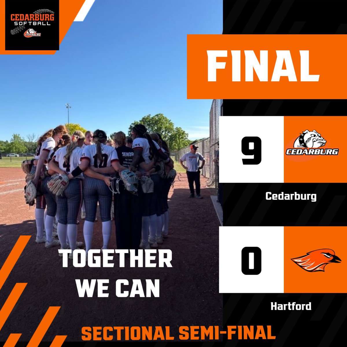 NothemCaroline's tweet photo. Tuesday CHS we showed everyone we are not done yet!!!!! Off to Hamilton on Thursday at 5 pm for sectional finals. GO BULLDOGS!!!! @CHS_Fastpitch @e12johnson @FastpitchDelta https://t.co/zeqlUN9auK