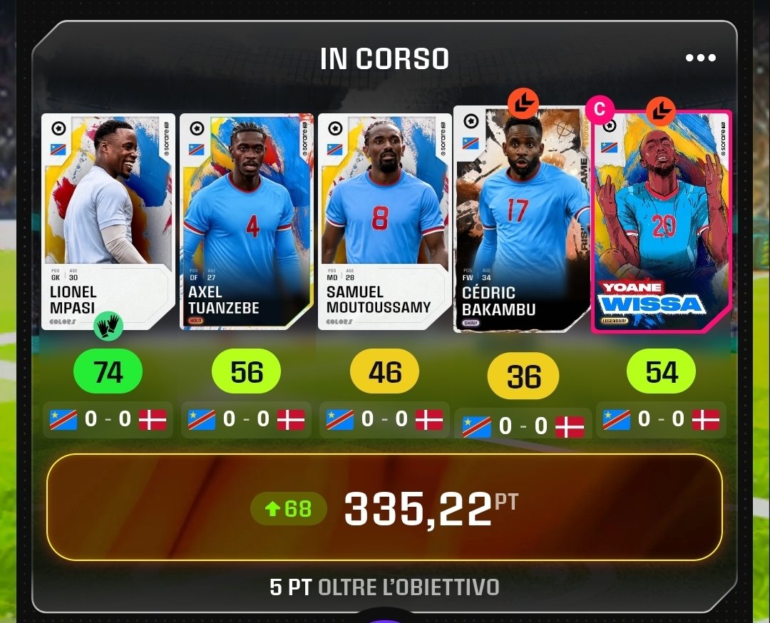 ManniniSimone's tweet photo. P2✅️ good start #sorare #sorareset https://t.co/K2LER6b2GJ