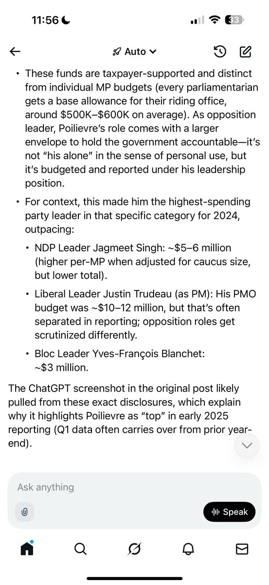 Me09192's tweet photo. @andyandmuch @WeAreCanProud Ah the liberals love to lie or just completely illiterate retards. Not knowing the 8.83 million was the whole party. Yet the NDP under Jagmeet Singh spent the most per MP than any other party. 
The liberals are truly retarded. https://t.co/5Du3zqPfBa