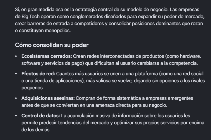 juanyinyang's tweet photo. @elvillegaschile No entiendo el miedo a estar equivocado. No es raro que empresas se unan para hacer monopolios y mantener poder, es lo que hacen quienes lo adquieren. Lo que hay que entender es que Big Tech lo que busca es absorber nuevos emprendimientos tecnológicos para evitar la competencia. https://t.co/n3xbdsvDi4