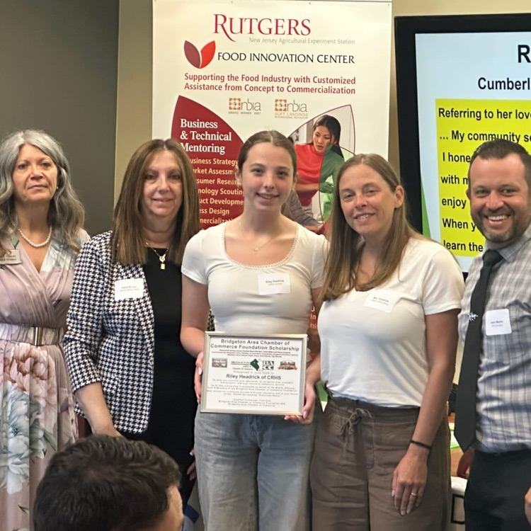 CRHSD's tweet photo. Congratulations Riley Headrick on being awarded a Bridgeton Area Chamber of Commerce Foundation Scholarship at their meeting on June 2, 2026! #crhscoltnation https://t.co/Q11dv51Ur3