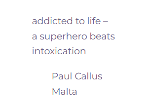 CallusPaul's tweet photo. I would like to thank guest editor Deborah Karl-Brandt for selecting and commenting on my haiku, in The Haiku Foundation - Haiku Dialogue https://t.co/I9MvLfc97W