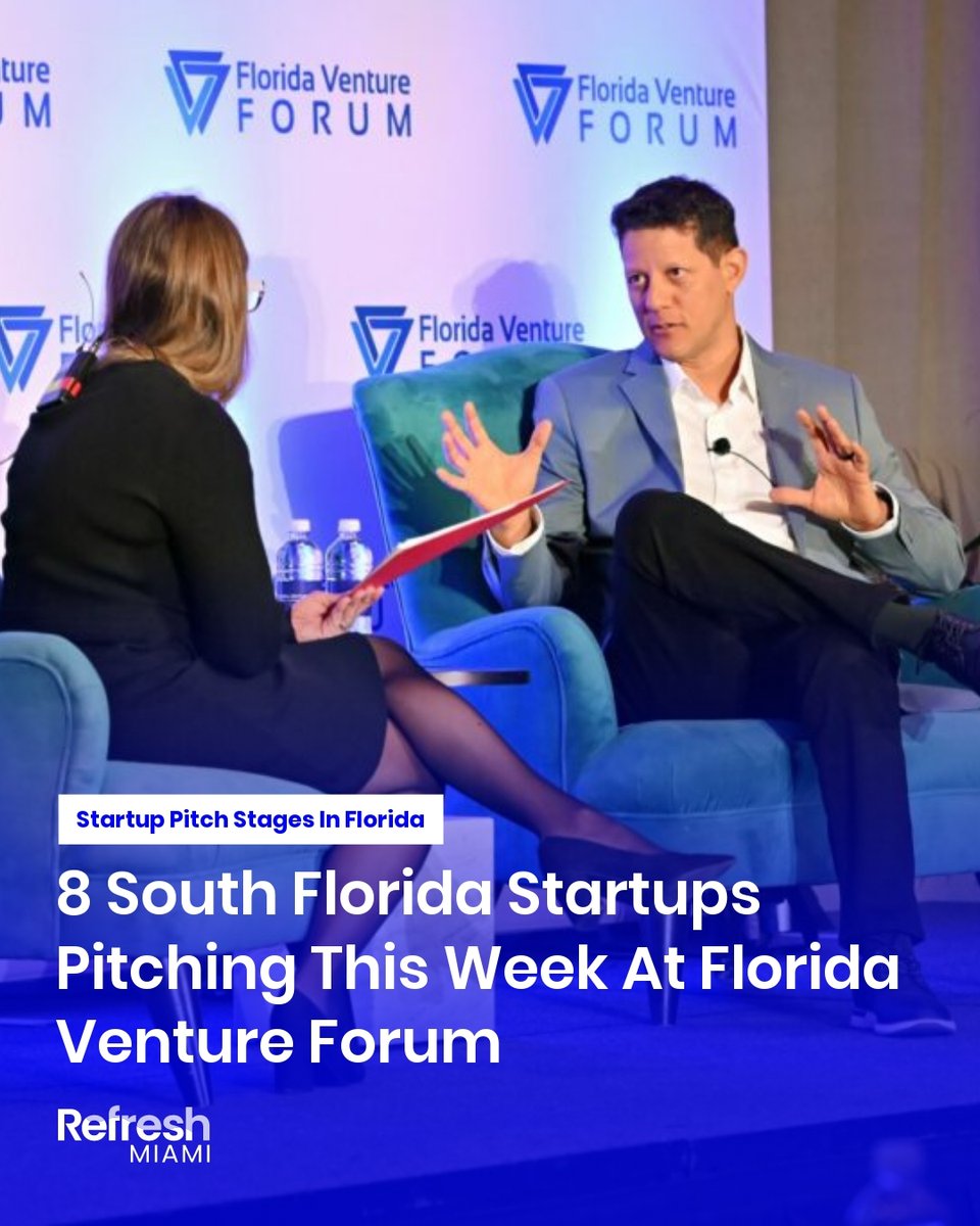 refreshmiami's tweet photo. Eight South Florida startups just made the presenting lineup at Florida Venture Forum’s Early Stage Venture Conference.

Only 26 companies were selected statewide, and the local mix spans everything from advanced materials and OEM supply chains to AI-driven risk and compliance infrastructure.

The interesting signal is what this list says about where Miami and Broward innovation is concentrating right now.

https://t.co/KyTRikrgxP

#RefreshMiami #MiamiTech @flventure