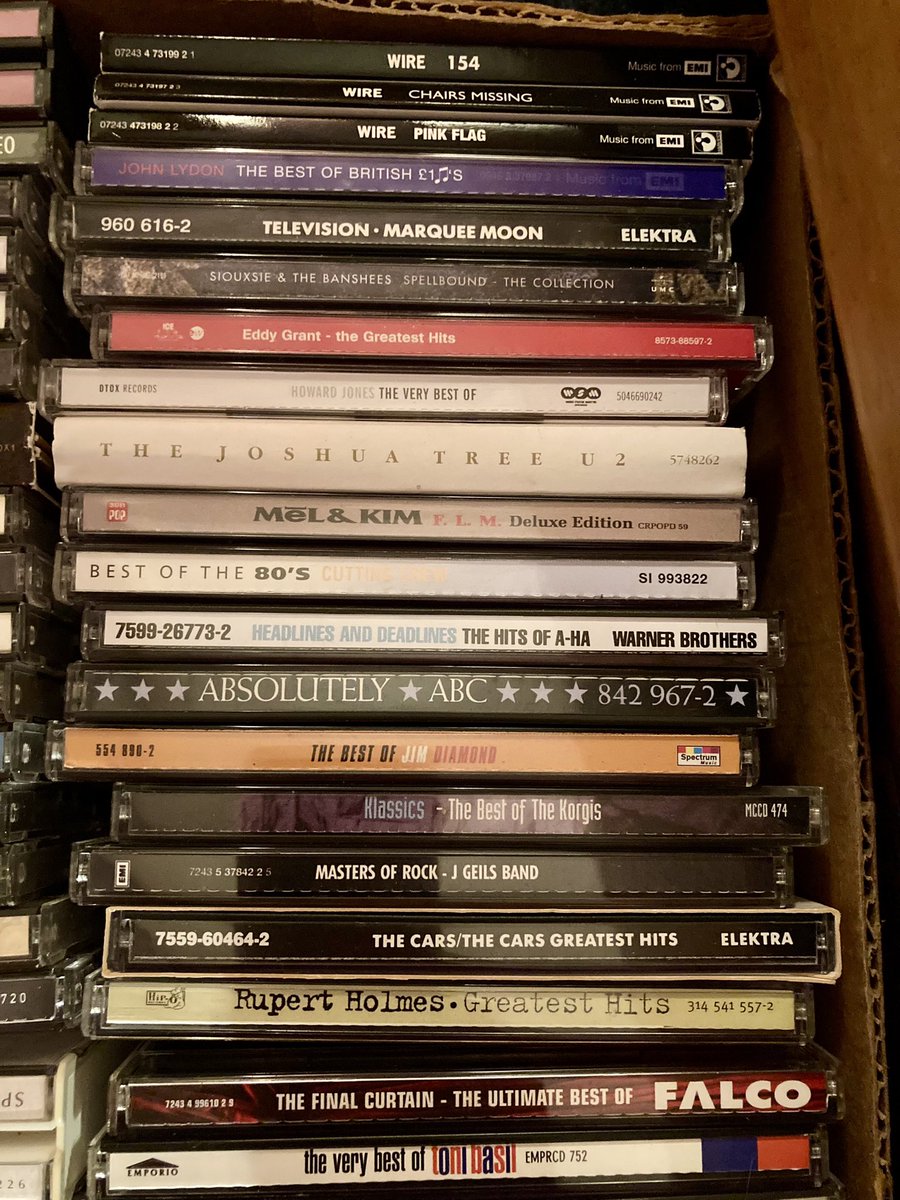 RobinWriteSmith's tweet photo. Part 2 

Mostly 1980s bands and albums, but which five albums you playing now.

Try to chose one per artist… https://t.co/6VPMgclnsk