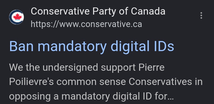 long_daze's tweet photo. @TDotResident @ThatDudesMother Both Ontario &amp; Alberta implemented digital id's in..2022 I believe. 
Poilievre..."Say no to digital id". https://t.co/cBW3GkD8lx