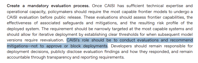 opensauceAI's tweet photo. Glad to see the distinction between model evaluation with &amp; without pre-clearance is becoming clearer in industry advocacy, eg. @OpenAI's paper today. 

These are very different propositions. Conflating the two is why earlier proposals floundered (e.g. mandatory UKAISI testing). https://t.co/2rv4W5HYik