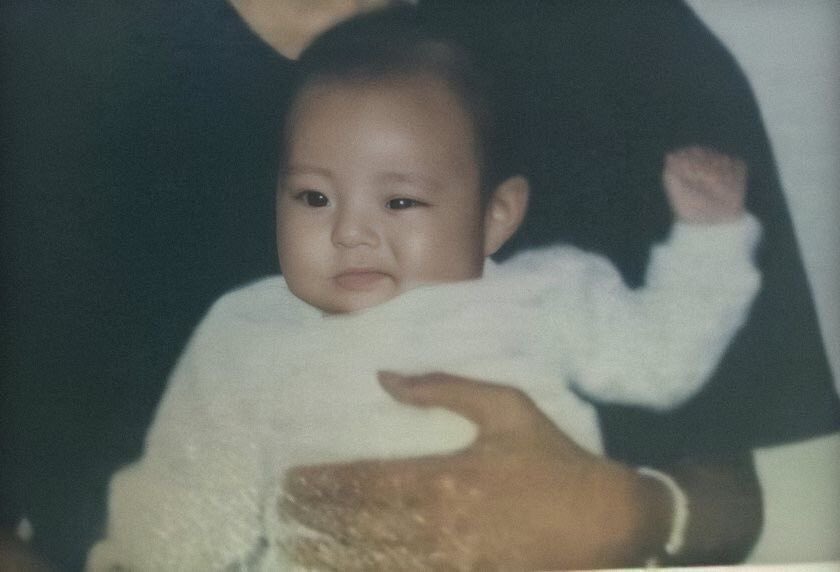 hopelligan's tweet photo. baby bias                               baby me https://t.co/xicy5VUkCL