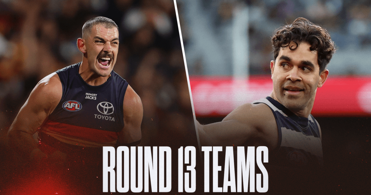 zerohanger's tweet photo. AFL Teams Round 13 2026: Confirmed line-ups, ins and outs https://t.co/dGw3VnbpXk https://t.co/vPnn0zMWus