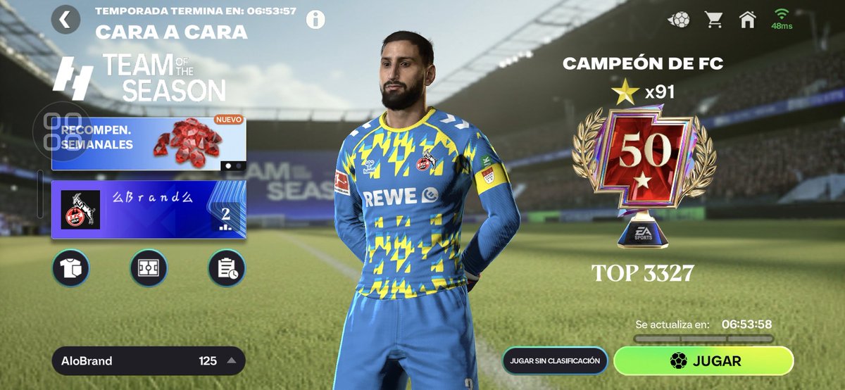Brandlm7's tweet photo. Después del nerfeo que le metieron a mi estilo de juego, así finalizó esta temporada 

@ElGiio98 @tutiofifa @jmJuan1515 
#fcmobile https://t.co/SFZpcAUW8q