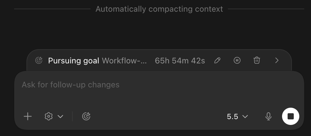 macintoch's tweet photo. thats the 4th coversation wirh its own goal. in codex.  around 350 linear issues. and it keep going. every ussue is reviewd by the pro model. https://t.co/OC8GNuxyVr