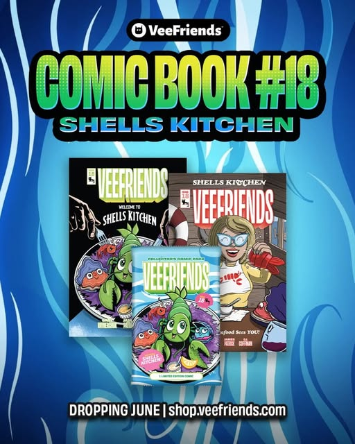 21pulp's tweet photo. Our partner creator, James Patrick, wrote an issue of Veefriends and it went up for sale yesterday! Based off a story by Gary Vaynerchuk and drawn by DJ Coffman), it is available now on https://t.co/YQ6ebT3EGO. https://t.co/THbVXcgORl