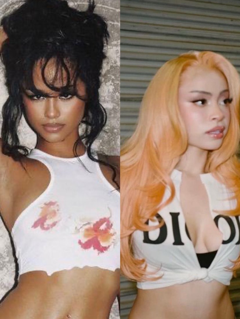 IGraheee's tweet photo. Tyla just followed Ice Spice on X today. Do you think they have something coming 👀 https://t.co/XCV4xZ1qi9