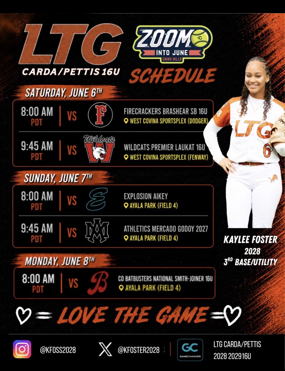 KFoster2028's tweet photo. @GriffsSoftball Would love to see you at a game! https://t.co/iAab5flkWq