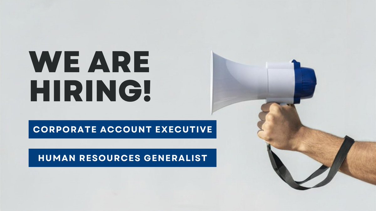 United_Leasing's tweet photo. We're hiring and looking for the right people to join our team!

✅ Corporate Account Executive
✅ Human Resources Generalist

If you or someone you know are looking for a new opportunity to grow in the equipment finance industry, apply today!

➡️ https://t.co/SGR7RIyjob https://t.co/qxBdLft0Cj