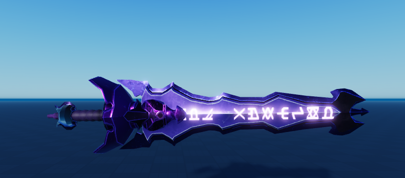 oniidr0's tweet photo. “Endallbeall” Boss 2nd phase sword by me

@deaths_grip 

#roblox #robloxdev https://t.co/Hx1WyqMD1z
