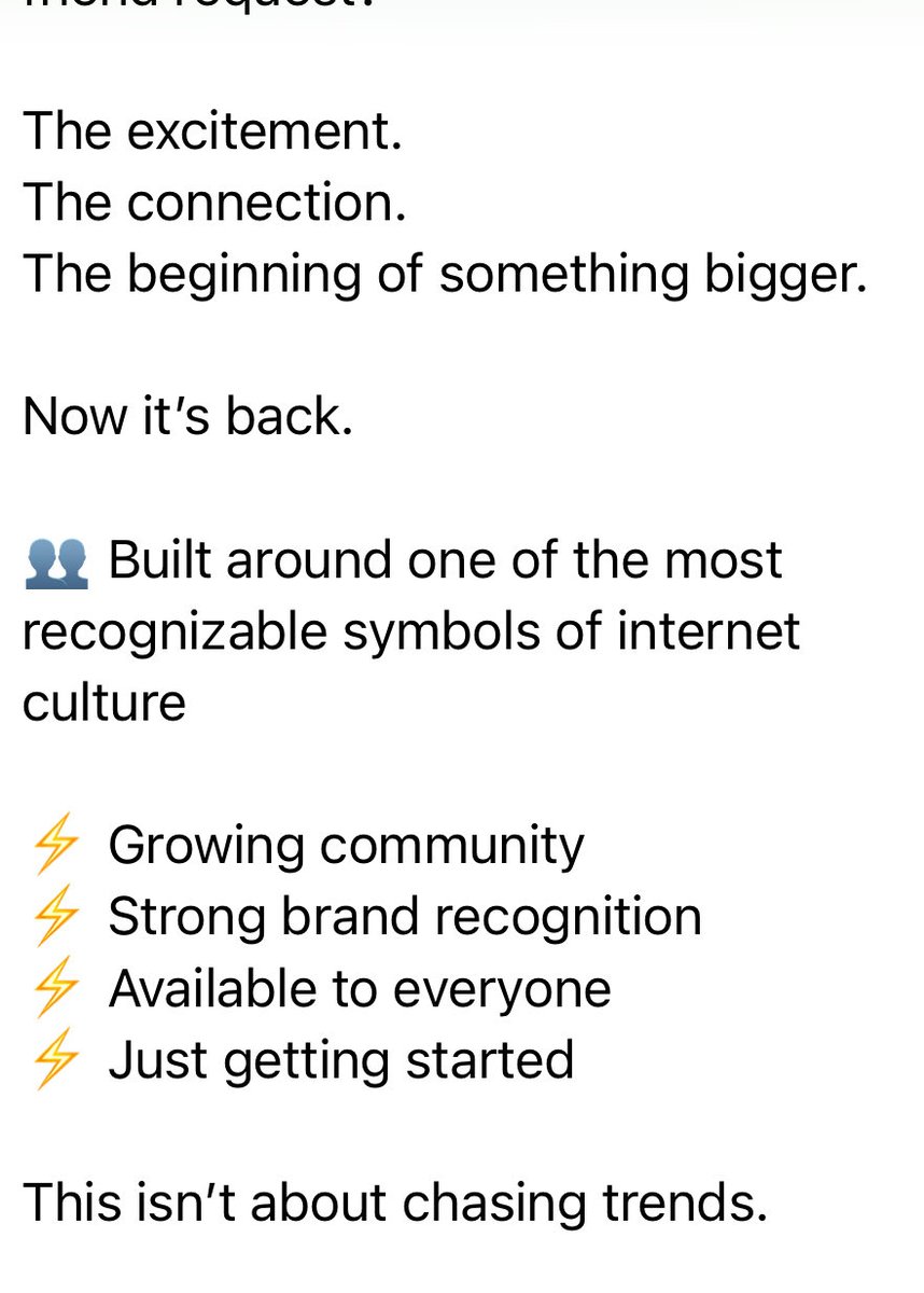 TokenWhatever's tweet photo. I love what I have started.
It is indeed if we build it they will come.

People are tired of the same old thing over and over again.

The fud the scam the rug the losses the manipulation 

How much more can you take of it?
How much damage will you yes you allow by those things to destroy the space.
You scammer and manipulators how much longer do you think this space can take of your damage.
The reputation of the space started with BTC but people are scared of crypto you have done this to the space. They buy high and sell low take losses and start to hate the great equalizer.

Soon only you scammer and manipulators will be left in the space each of you against each other.

Never forget that the movement was started with WHATEVER and never forget what they did to this project because indeed as the world turns you are on top one day and at the bottom tomorrow and if you don't have loyalty it will help you destroy yourself.

I know all of you have loyalty but most of you have it to yourself.

How about you try something different and pay it forward.

Pay it forward to an elderly individual 
Pay it forward to a hungry child
Pay it forward to someone who is sick 
Pay it forward to your mother and father
Pay it forward to your child
Pay it forward to a friend
Oh yes and pay it forward to an enemy

That way you can build coals of fire above your enemies head and make them realize that there is more joy in giving them than there is in receiving from them.
Have you ever given a hungry child food and watch them eat it?
I have and the joy you feel inside is a spark of amazingness.

So do yourself a favor and stop living the lie of indulgence and start living the truth of giving that makes you happy.

I came from a time when a neighbor brought apple pie to your house for you to eat.

Today something like that is like scary feeling of probably being poisoned hahahaha

Wow how the world has changed.

Only because we have allowed it and not paid it forward.

We are the original community builder and you heard it here.

Others will follow this by imitation but the energy and the scene change will always have come from here.

I see it happening with projects now this is what they add but don't be fooled because some of them will use it to manipulate you and to scam you.

It is up to you to decide eventually what is real and what is false.

I have built this movement for you.

I have built it to bring about a good change but they have utterly tried to destroy us.

Calling all my WARRIORS it is almost time for war.

Imitators will come but we are the original just like BTC is the beginning.