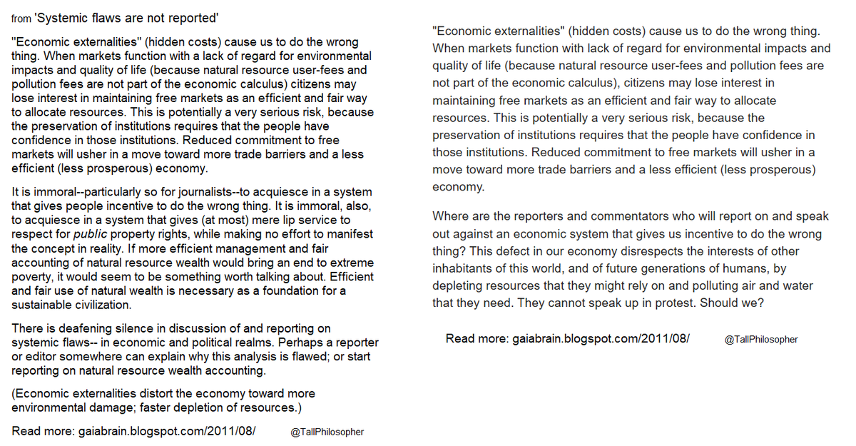 TallPhilosopher's tweet photo. @PanasonicDX4500 If news media do not want to discuss questions like, "Does natural wealth belong to all?", and, "What efficient and fair policy options would address the problem of economic externalities?", is it inevitable that the vacuum will be filled by nonsense?

Other neglected questions? https://t.co/MoWjtCF2lP