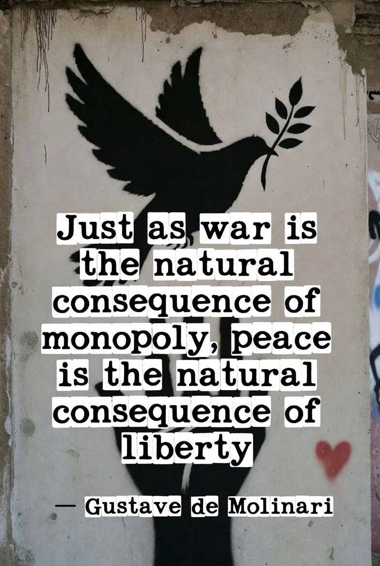 MaryRuwart's tweet photo. Peace is the natural consequence of liberty. https://t.co/Kp8mTpf7MY