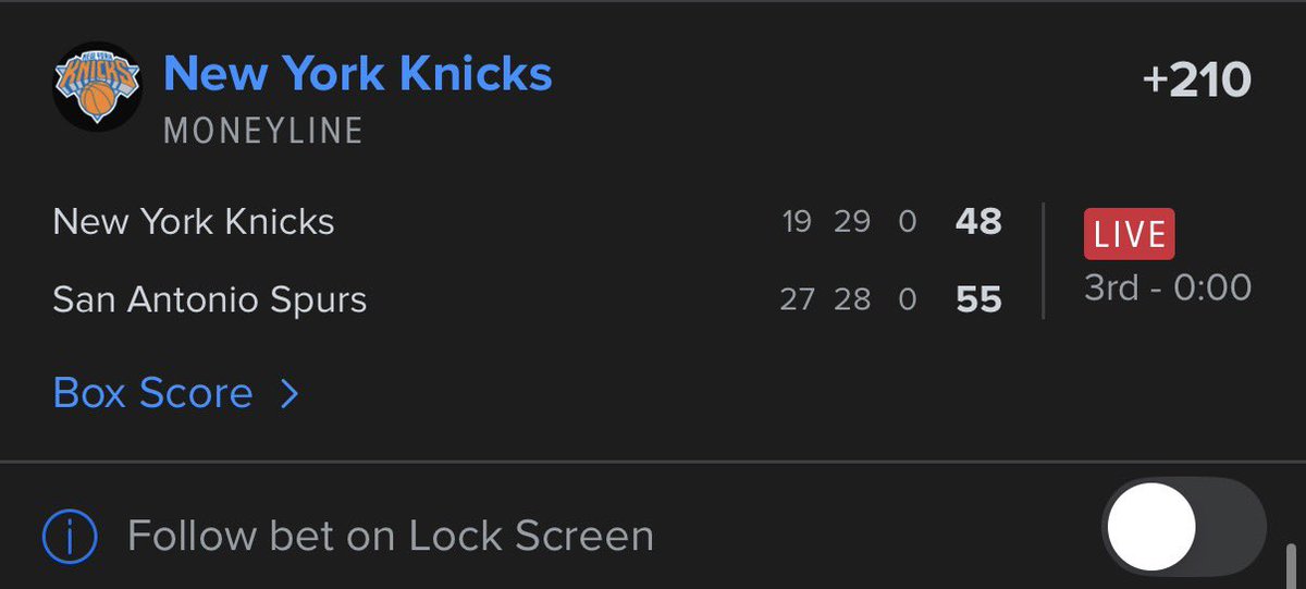 PointSpreadGod's tweet photo. Hammered the Knicks x3 

They don’t lose this game after watching that second quarter 

#GamblingX https://t.co/mqBW4FL10K
