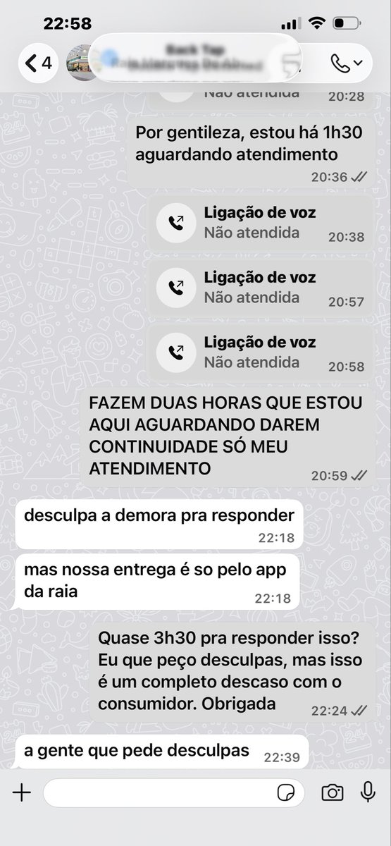 authorLucinda's tweet photo. @RDrogasil Após 3h30 por uma resposta, encerramos a conversa no Wsapp. Descaso, desrespeito ou qual outro nome vocês dão para isso? https://t.co/5N09SHZtAU
