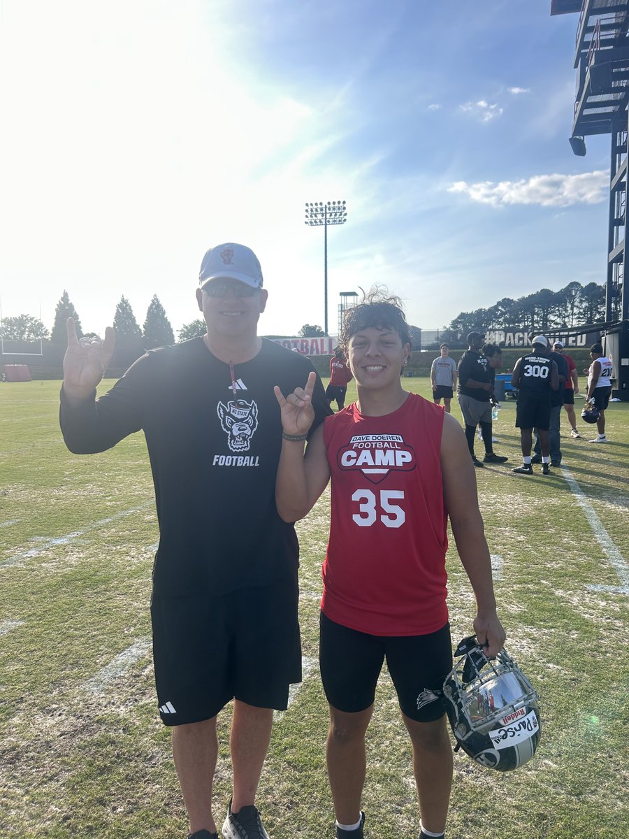 ChrisParise_'s tweet photo. Had a great time competing and learning st NC state @RedLightRecruit @CoachGoebbel https://t.co/vQs9yG5dNA