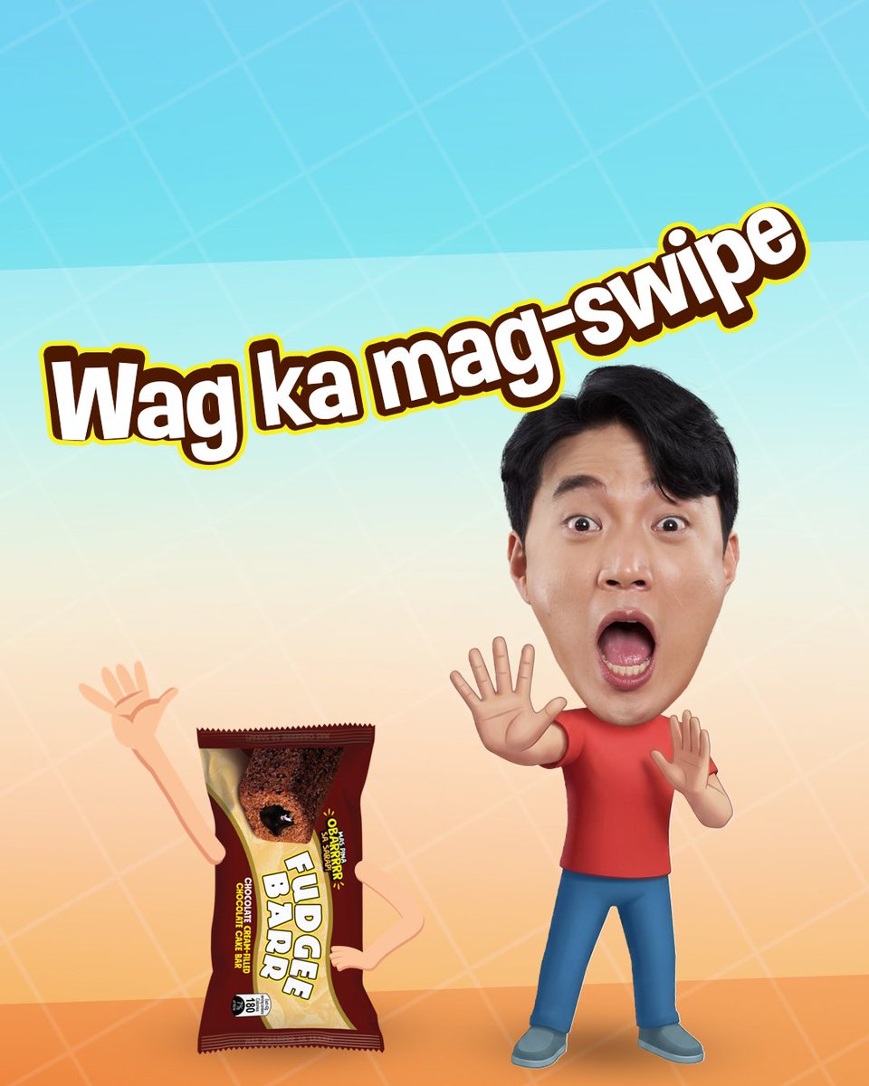FudgeeBarr_PH's tweet photo. Ano kaya ang nasa dulo? Baka may mamiss tayo. Tara na, tingnan natin kung ano ang tinatago ni Ryan Bang 👀​

Shop now!​

Lazada: https://t.co/L9ayg64mAr ​
Shopee: https://t.co/ITktSvBFKg​

#FudgeeBarr #FillTheBarr https://t.co/q61HZ2Brnv