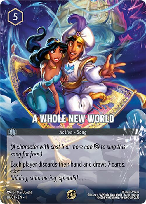 PeakHobby's tweet photo. DISNEY LORCANA GIVEAWAY

2 Winners each receive A Whole New World Promo Card!
🪔🧞‍♂️🌎🐅🦜🐒👸🤴

To Enter: 
☑️Follow @PeakHobby 
☑️Like & Repost
☑️Tag a friend (optional)

Winner selected Wednesday, June 17 at 7 pm PT

Note: Giveaway reposted due to accidental deletion of old post. I do not have a record of those who entered before. Sorry!
#FREE #Ravensburger #Aladdin #Jasmine
