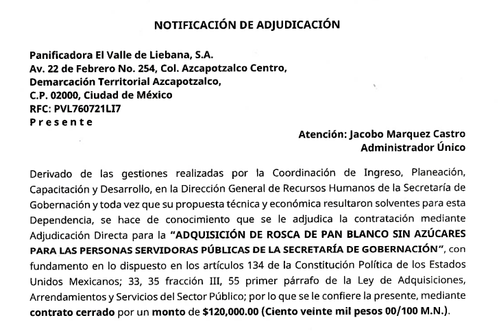PeriEscarlata's tweet photo. La @SEGOB_mx de @rosaicela_ dice que el gobierno no tiene presupuesto para atender las demandas de maestros de la CNTE.

Para lo que sí hay presupuesto, por ejemplo, es para una rosca de reyes de 120 mil pesos que compró este 2026. https://t.co/cqcNBtU9x3